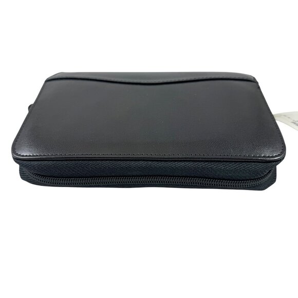 Franklin Quest Pocket Planner 6 Ring Black Leather Binder Organizer and Inserts - Picture 3 of 11